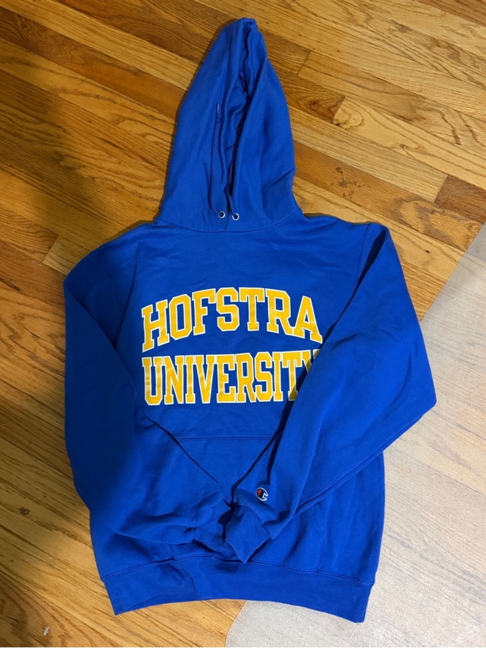 Champion Royal Blue Hoodie with Drawstring